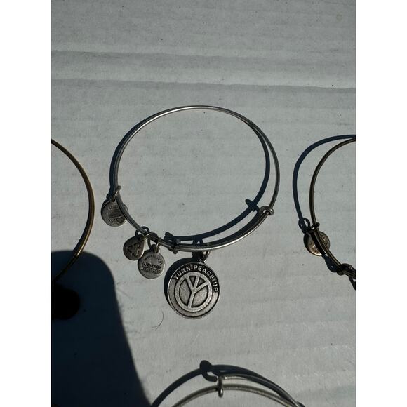 Lot of 7 Alex and Ani Bracelets Bangles Lot - Picture 6 of 8